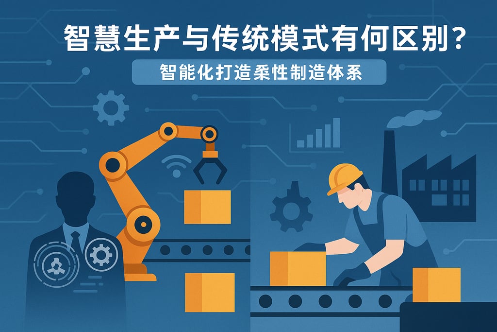 智慧生产与传统模式有何区别？智能化打造柔性制造体系