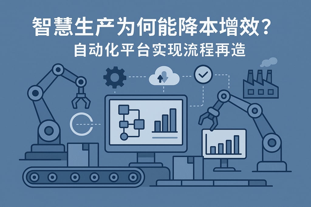 智慧生产为何能降本增效？自动化平台实现流程再造