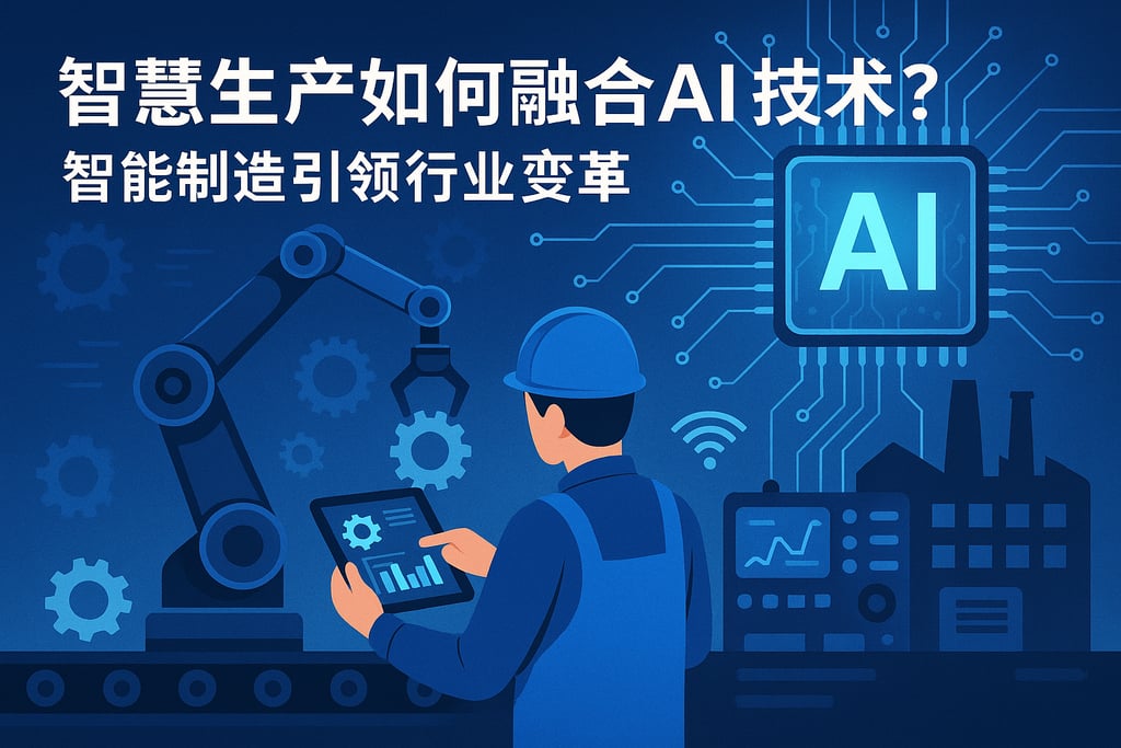 智慧生产如何融合AI技术？智能制造引领行业变革