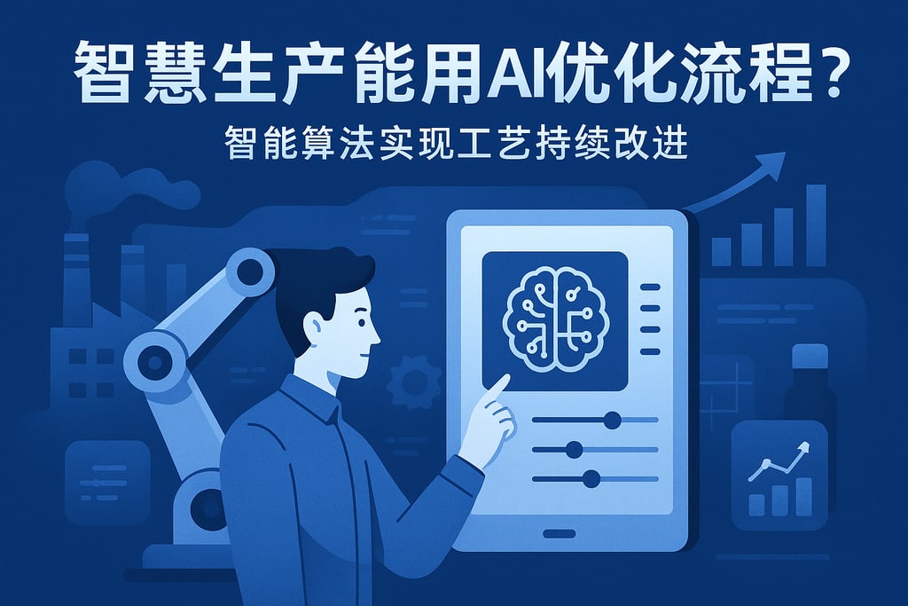 智慧生产能用AI优化流程吗？智能算法实现工艺持续改进