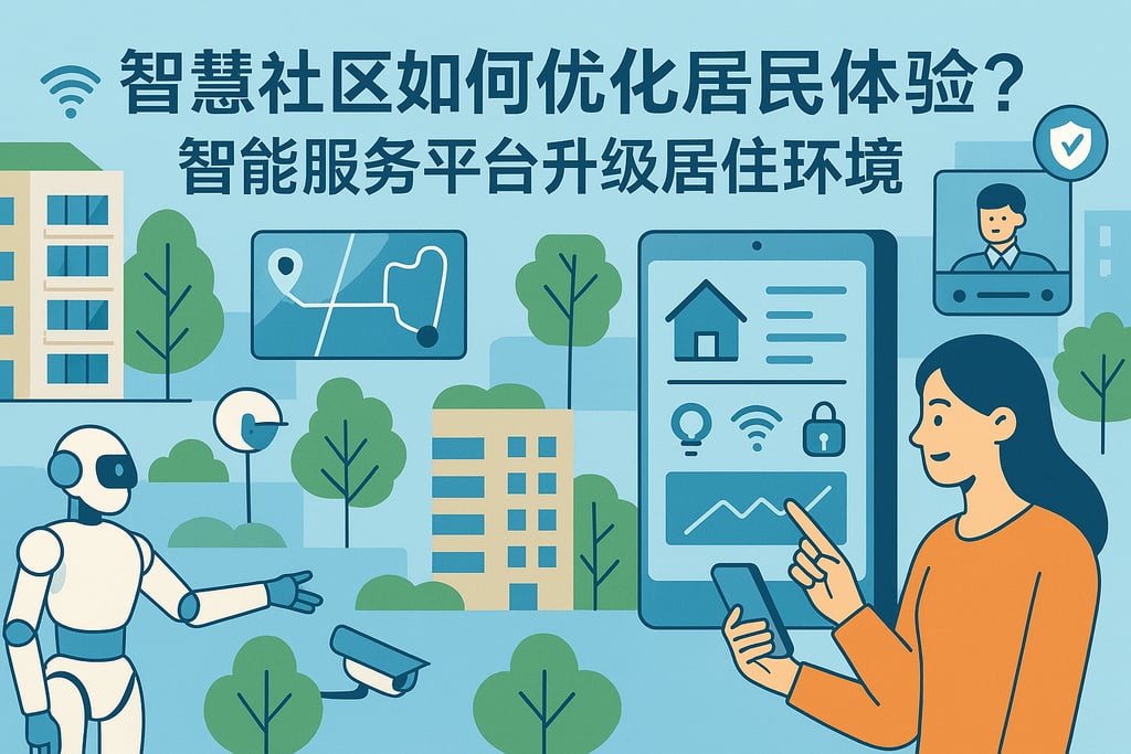 智慧社区如何优化居民体验？智能服务平台升级居住环境