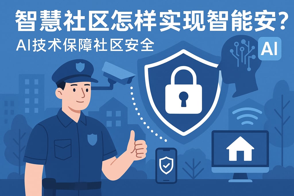 智慧社区怎样实现智能安防？AI技术保障社区安全