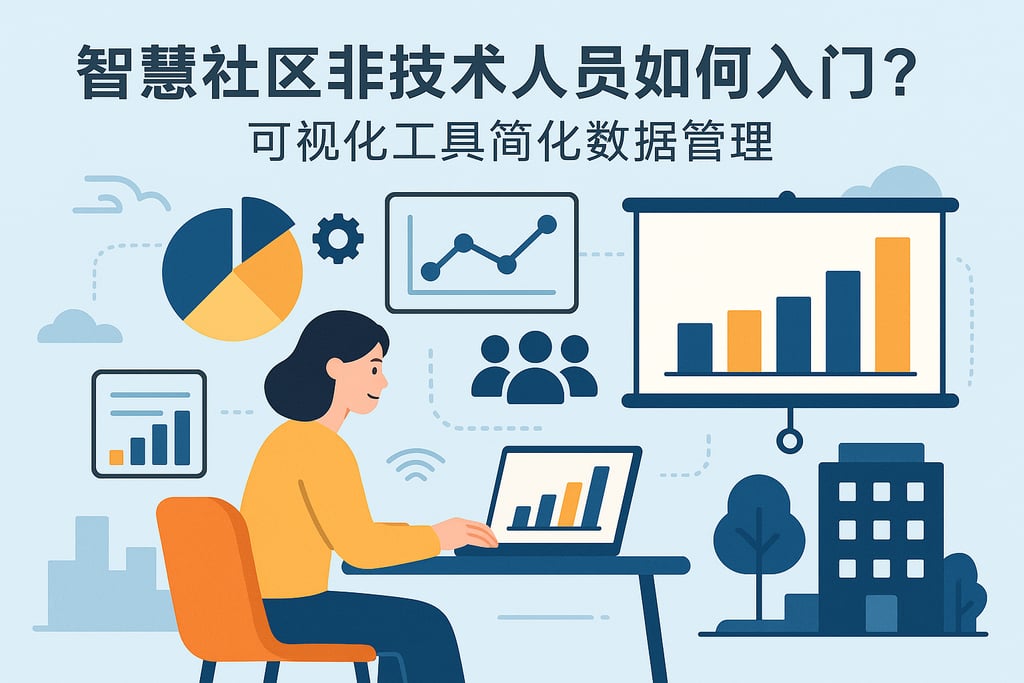智慧社区非技术人员如何入门？可视化工具简化数据管理