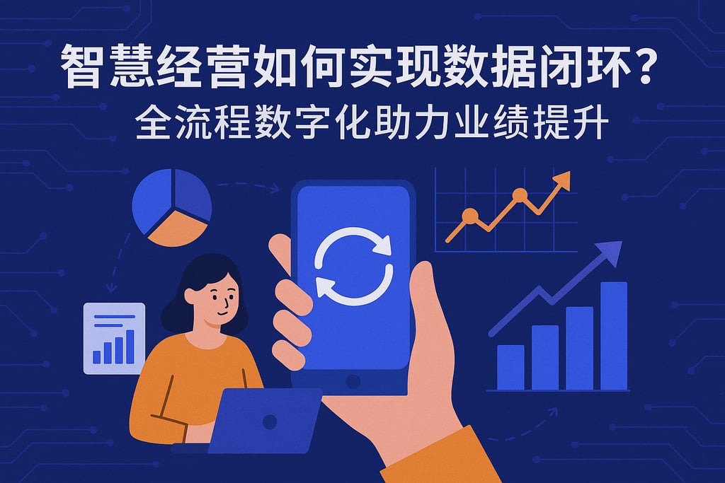 智慧经营如何实现数据闭环？全流程数字化助力业绩提升