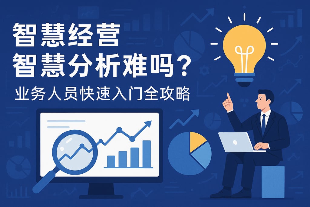 智慧经营智慧分析难吗？业务人员快速入门全攻略