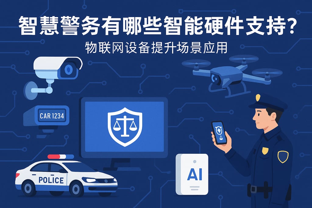 智慧警务有哪些智能硬件支持？物联网设备提升场景应用