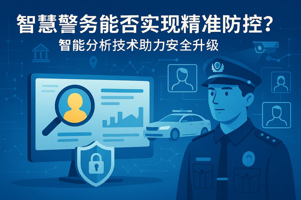 智慧警务能否实现精准防控？智能分析技术助力安全升级