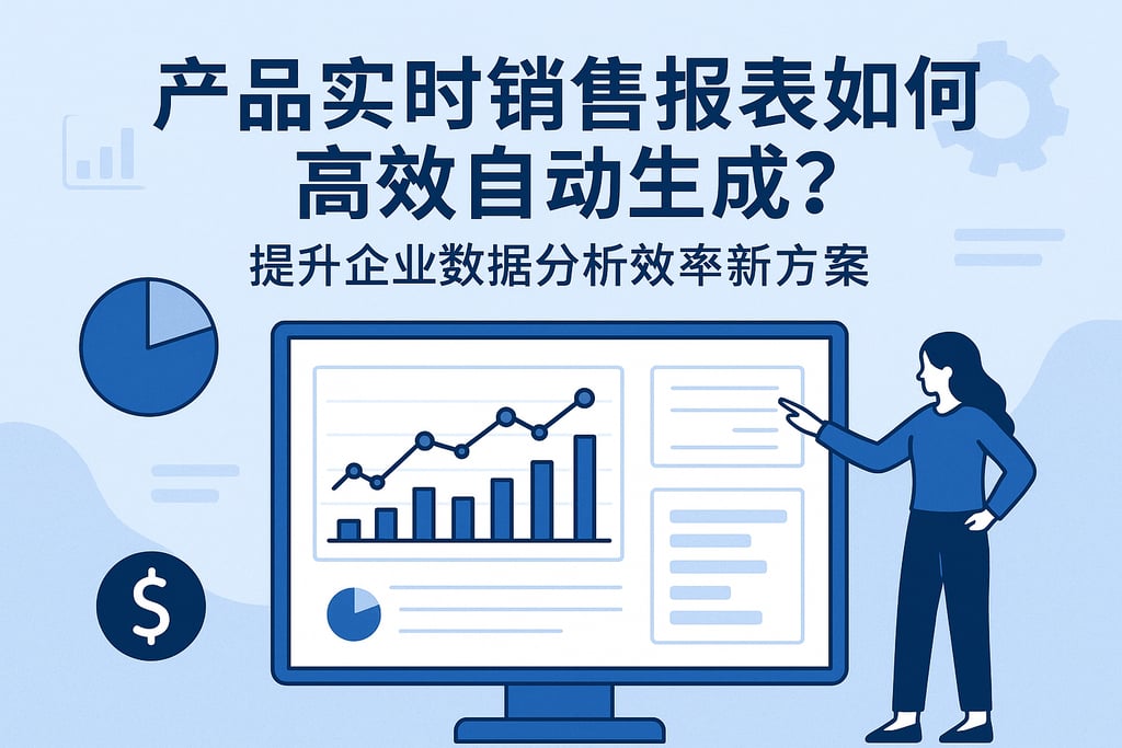 产品实时销售报表如何高效自动生成？提升企业数据分析效率新方案 - FineReport报表知识库