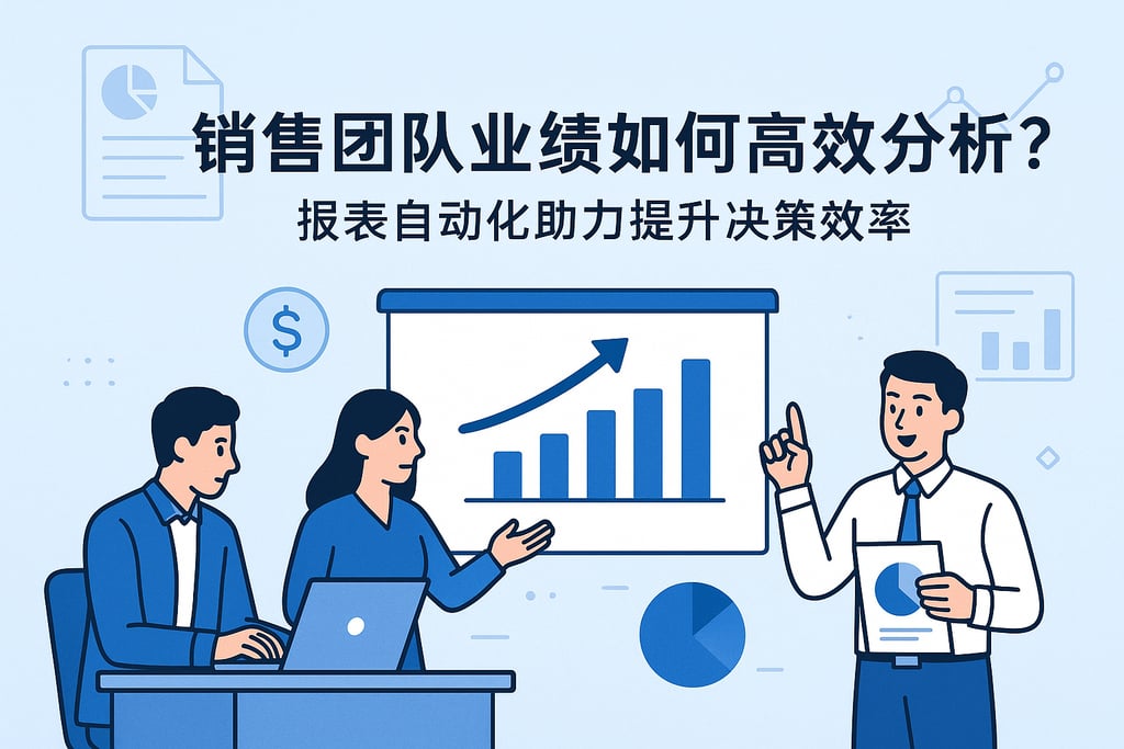 销售团队业绩如何高效分析？报表自动化助力提升决策效率 - FineReport报表知识库