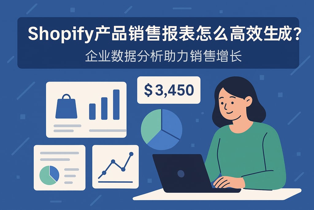 shopify产品销售报表怎么高效生成？企业数据分析助力销售增长