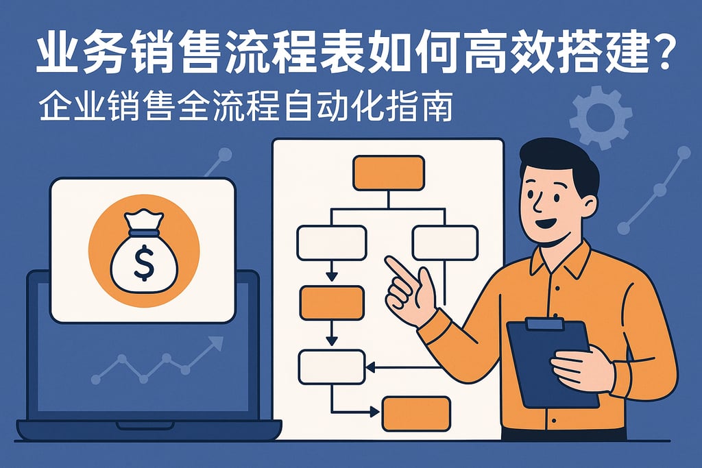 业务销售流程表如何高效搭建？企业销售全流程自动化指南