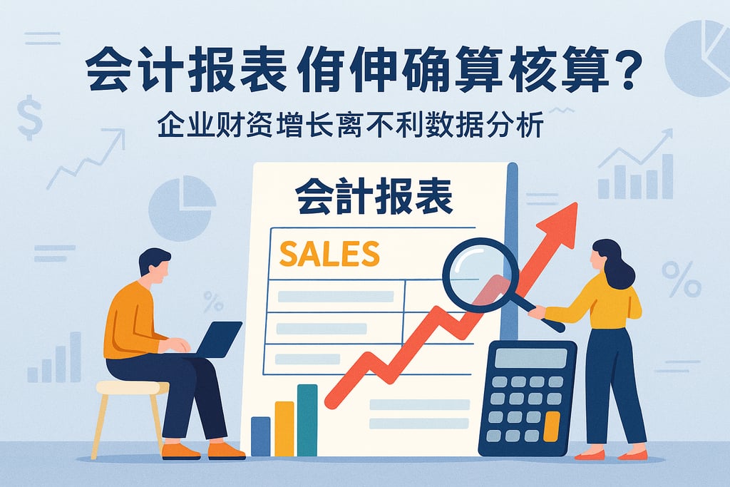 会计报表销售收入如何精准核算？企业财务增长离不开数据分析