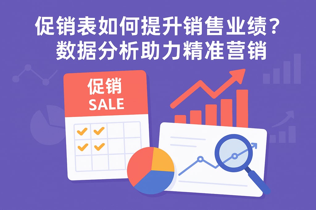促销表如何提升销售业绩？数据分析助力精准营销