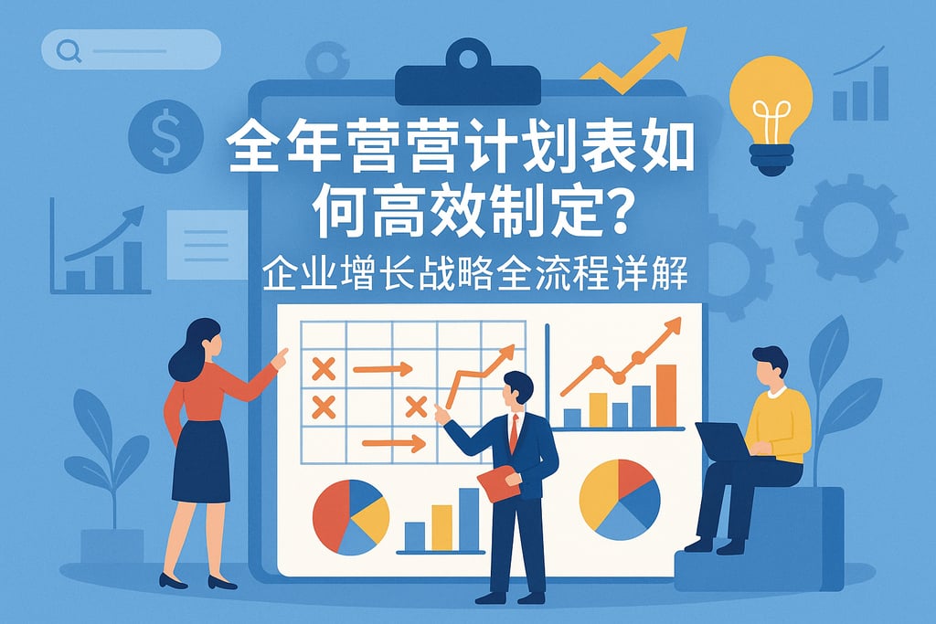 全年营销计划表如何高效制定？企业增长战略全流程详解