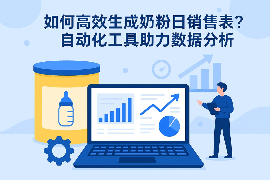 奶粉日销售报表如何高效生成？自动化工具助力数据分析