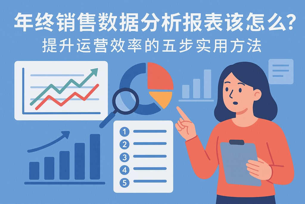 年终销售数据分析报表该怎么做？提升运营效率的五步实用方法