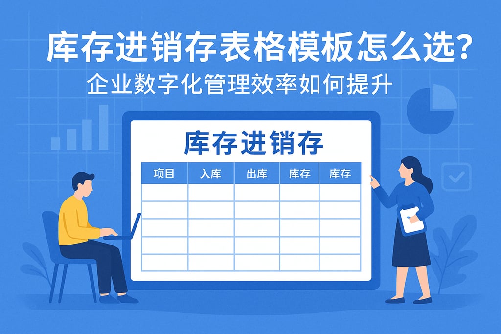 库存进销存表格模板怎么选？企业数字化管理效率如何提升