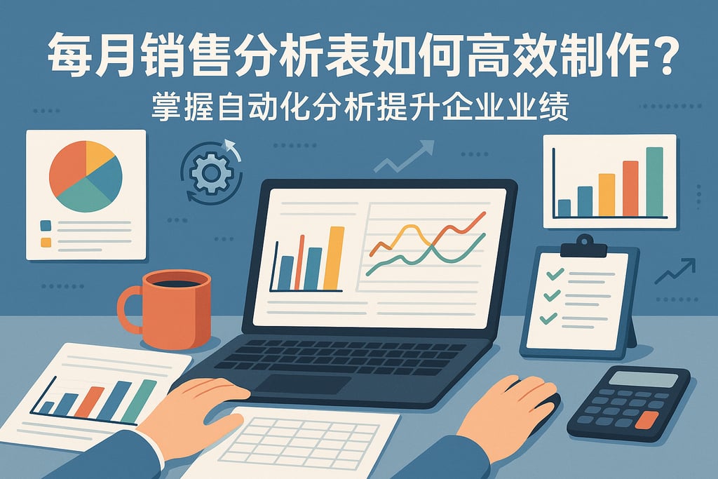 每月销售分析表如何高效制作？掌握自动化分析提升企业业绩