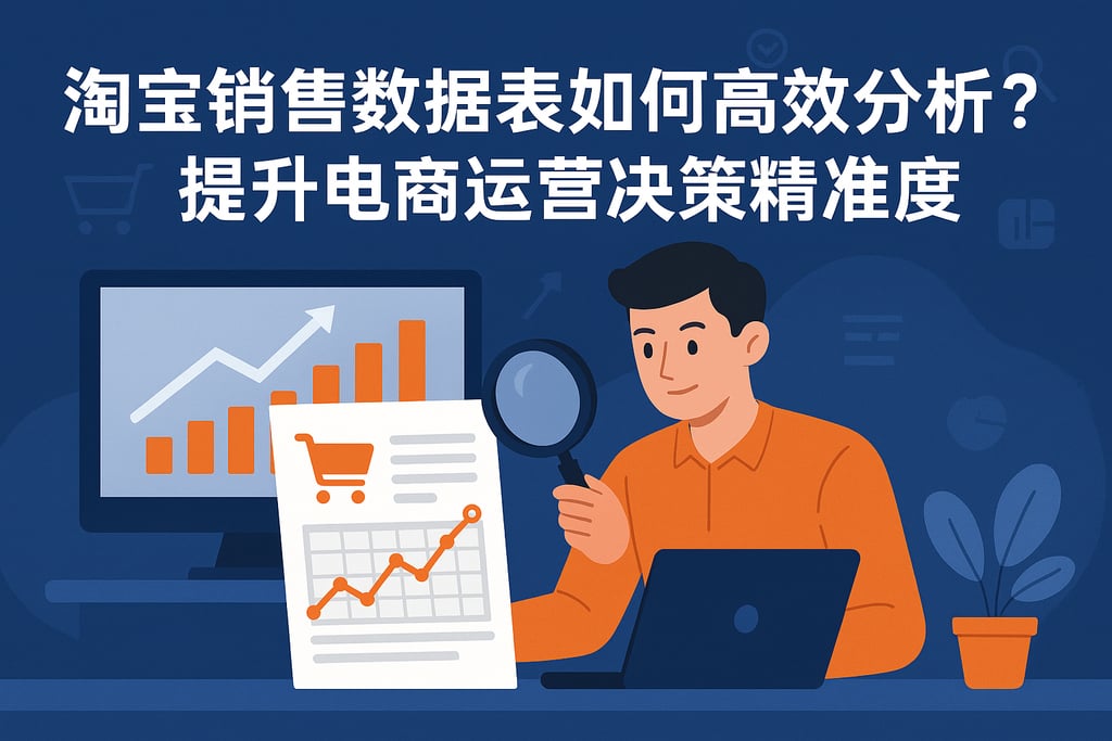 淘宝销售数据表如何高效分析？提升电商运营决策精准度