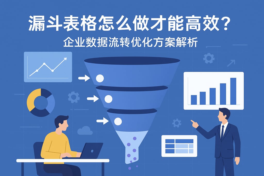漏斗表格怎么做才能高效？企业数据流转优化方案解析