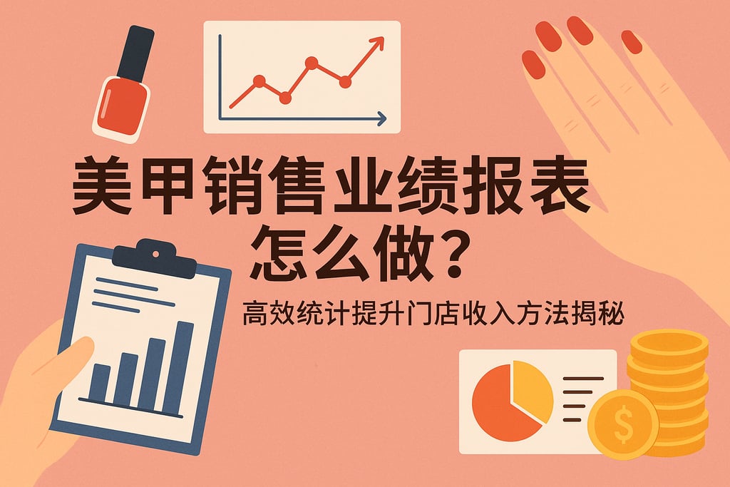 美甲销售业绩报表怎么做？高效统计提升门店收入方法揭秘