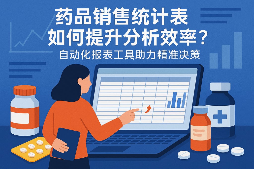药品销售统计表如何提升分析效率？自动化报表工具助力精准决策