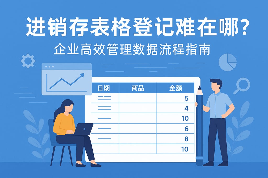 进销存表格登记难在哪？企业高效管理数据流程指南