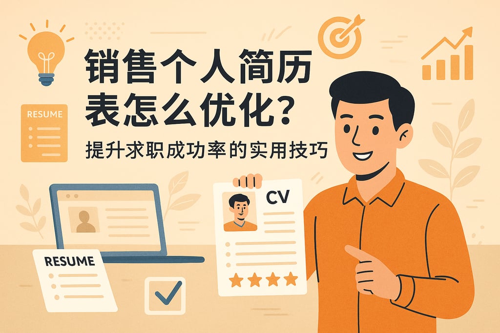 销售个人简历表怎么优化？提升求职成功率的实用技巧