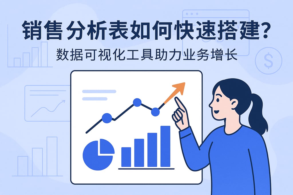 销售分析表如何快速搭建？数据可视化工具助力业务增长