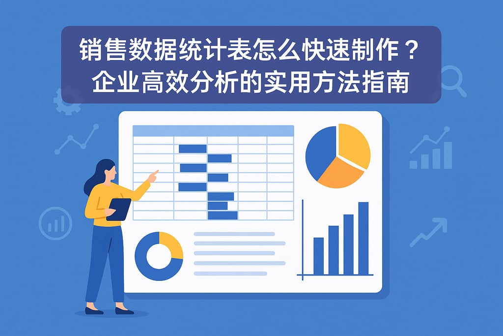 销售数据统计表怎么快速制作？企业高效分析的实用方法指南