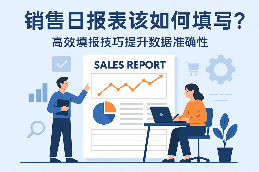 销售日报表该如何填写？高效填报技巧提升数据准确性