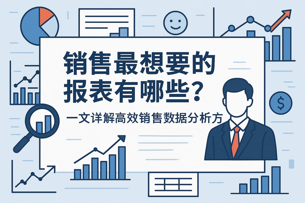 销售最想要的报表有哪些？一文详解高效销售数据分析方法
