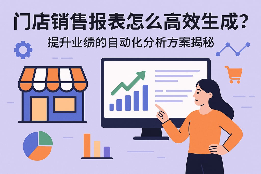 门店销售报表怎么高效生成？提升业绩的自动化分析方案揭秘