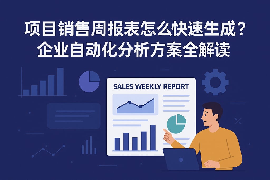 项目销售周报表怎么快速生成？企业自动化分析方案全解读