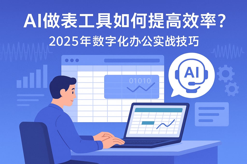AI做表工具如何提高效率？2025年数字化办公实战技巧