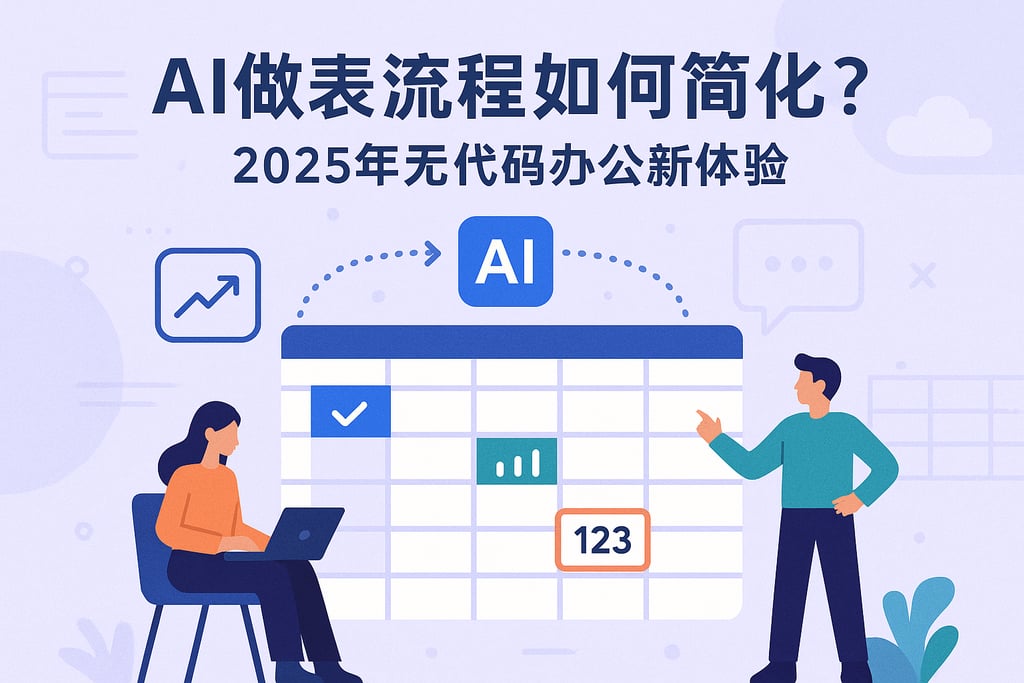 AI做表流程如何简化？2025年无代码办公新体验