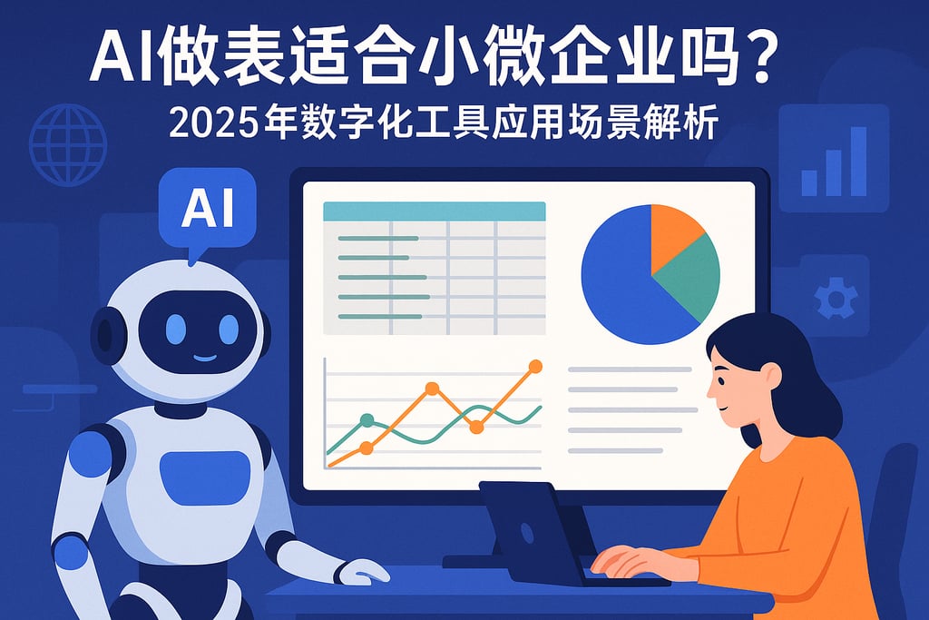 AI做表适合小微企业吗？2025年数字化工具应用场景解析