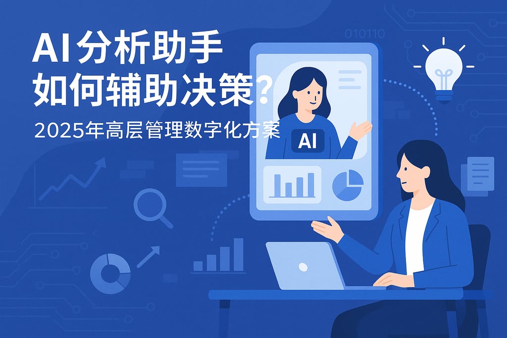 AI分析助手如何辅助决策？2025年高层管理数字化方案