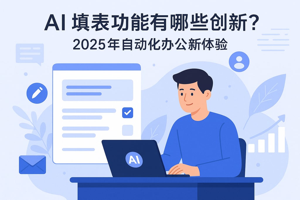 AI填表功能有哪些创新？2025年自动化办公新体验