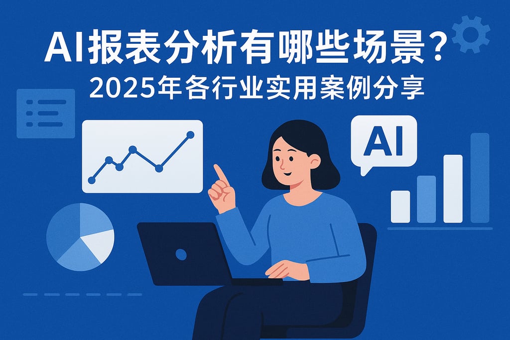 AI报表分析有哪些场景？2025年各行业实用案例分享