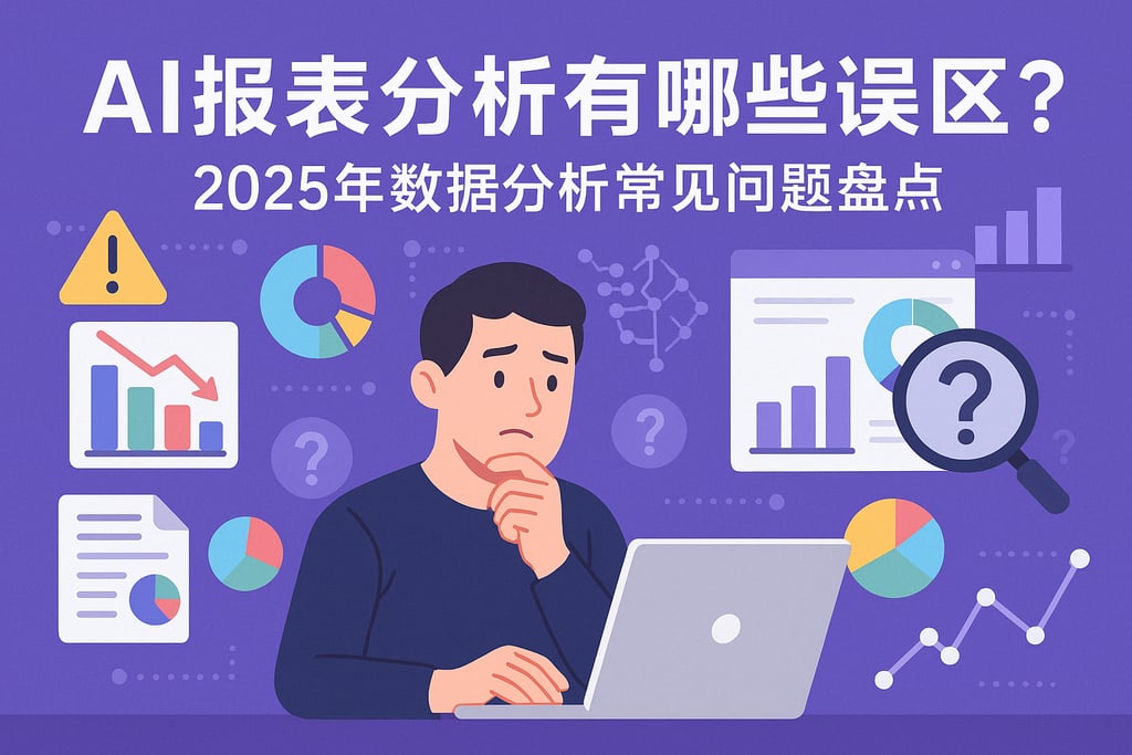 AI报表分析有哪些误区？2025年数据分析常见问题盘点