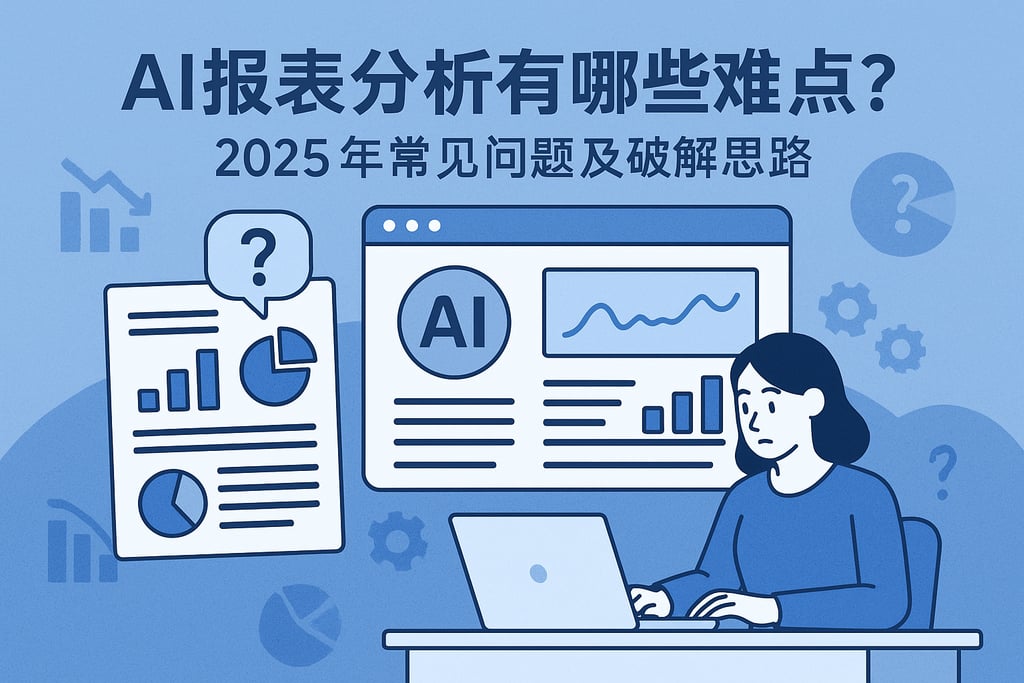AI报表分析有哪些难点？2025年常见问题及破解思路