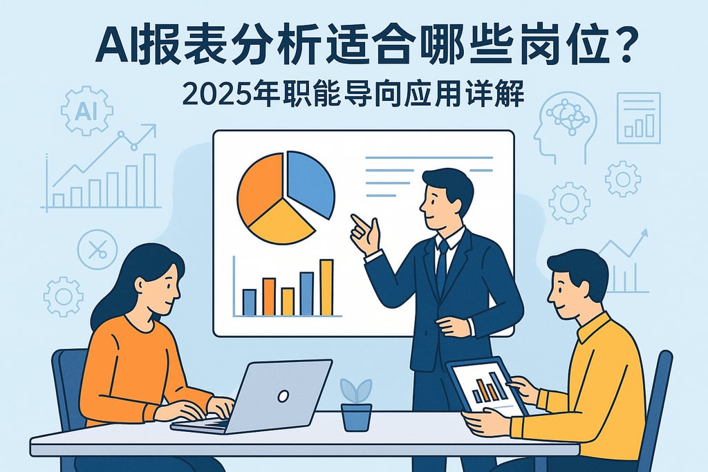 AI报表分析适合哪些岗位？2025年职能导向应用详解