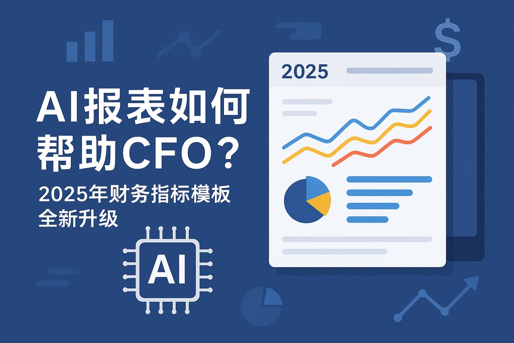 AI报表如何帮助CFO？2025年财务指标模板全新升级