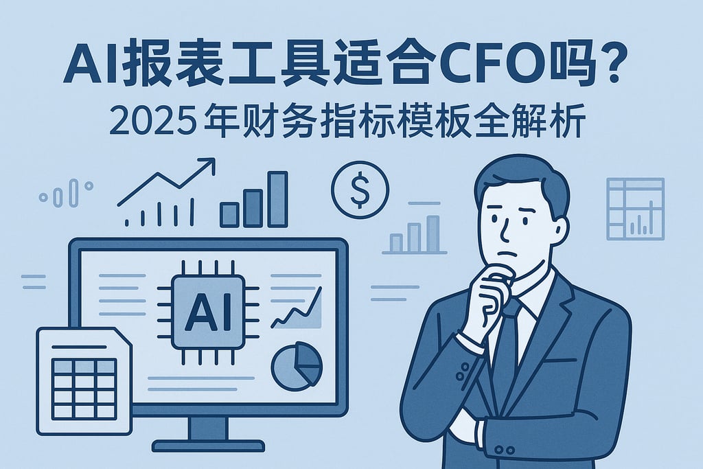 AI报表工具适合CFO吗？2025年财务指标模板全解析