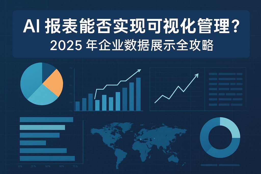 AI报表能否实现可视化管理？2025年企业数据展示全攻略