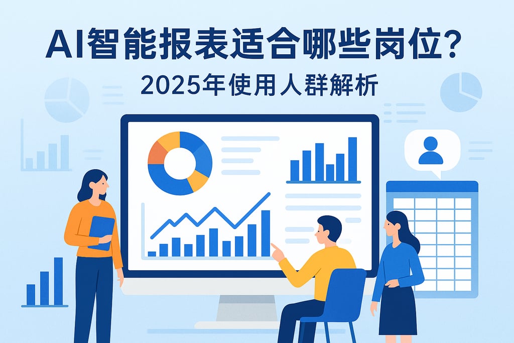 AI智能报表适合哪些岗位？2025年使用人群解析