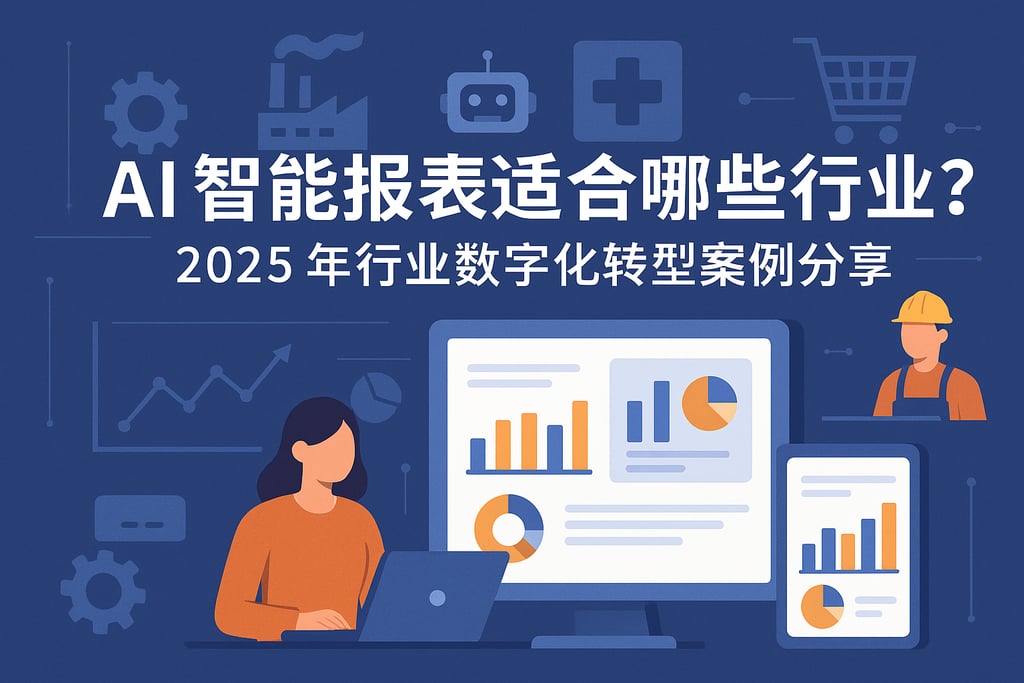 AI智能报表适合哪些行业？2025年行业数字化转型案例分享