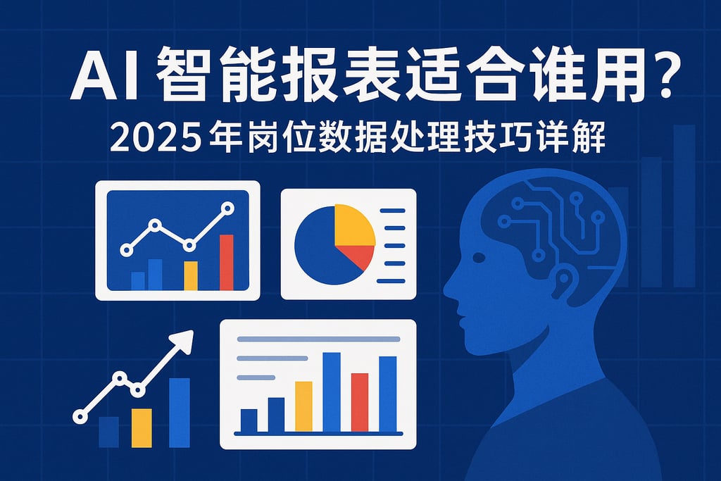 AI智能报表适合谁用？2025年岗位数据处理技巧详解