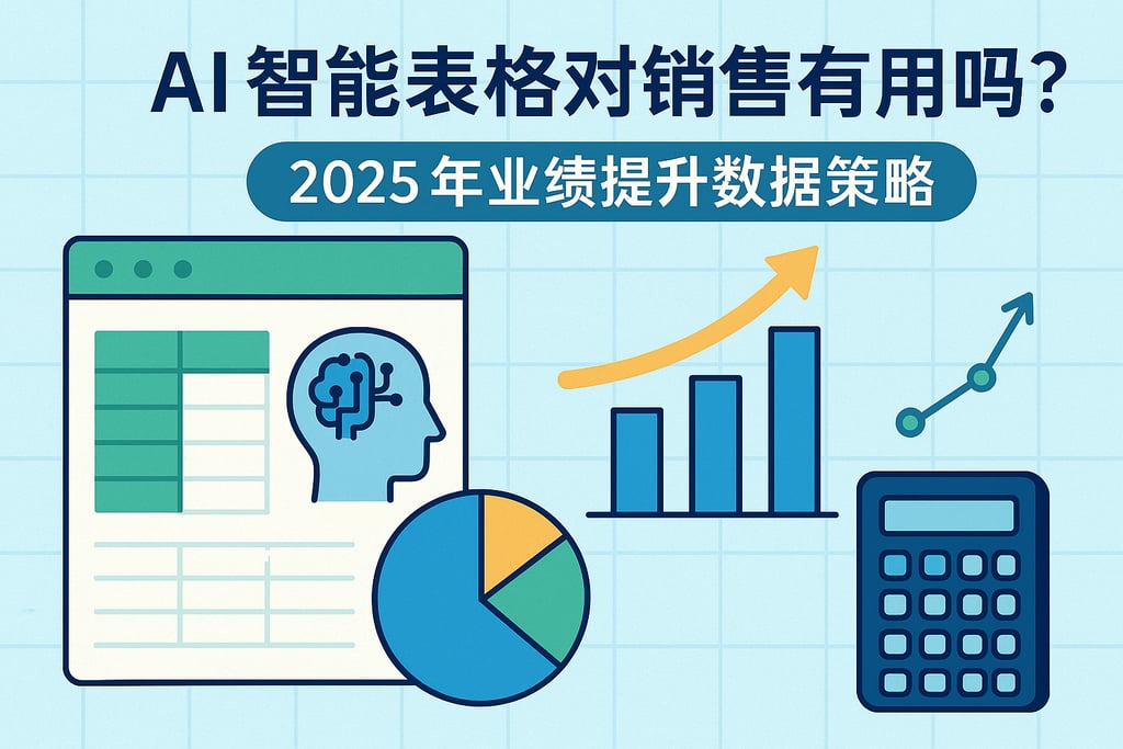 AI智能表格对销售有用吗？2025年业绩提升数据策略